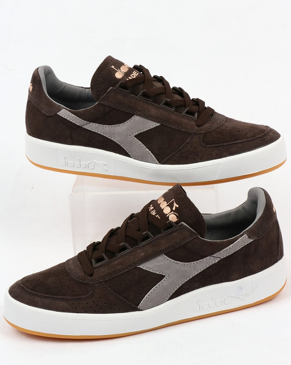 Diadora B Elite Italia Suede Trainers Brown