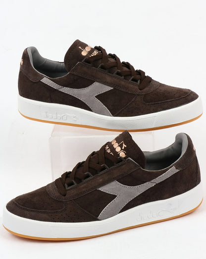 Diadora B Elite Italia Suede Trainers Brown