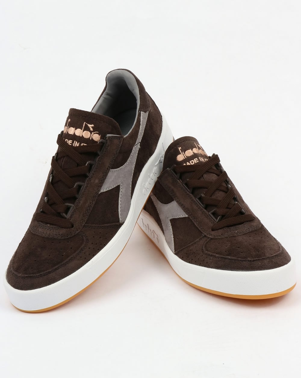 Diadora B Elite Italia Suede Trainers Brown