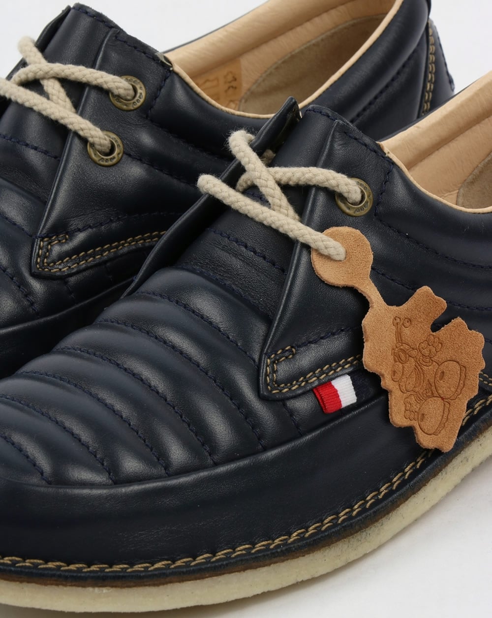 Pod Jagger Quilted Shoes Navy