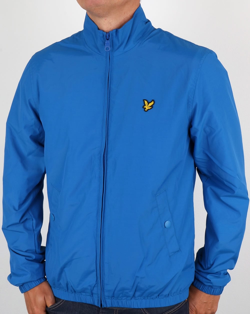Lyle And Scott Funnel Neck Jacket Lake Blue