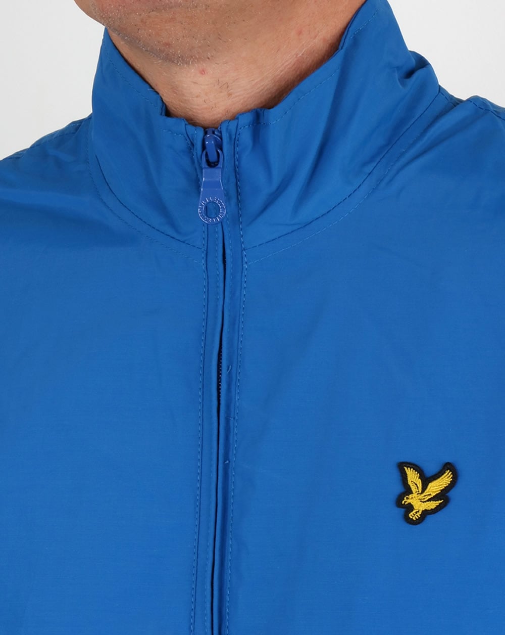 Lyle And Scott Funnel Neck Jacket Lake Blue