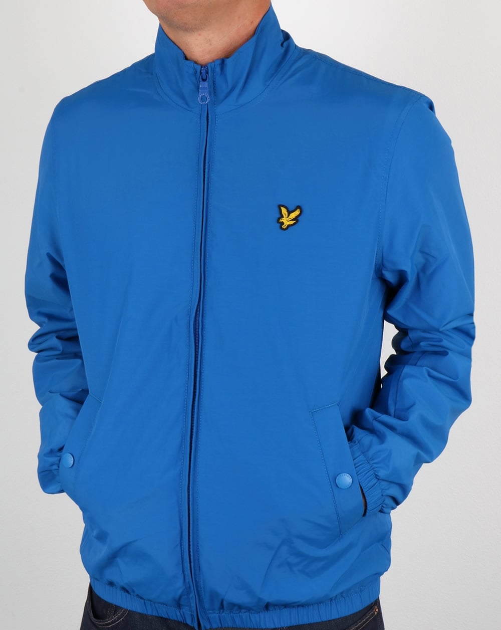 Lyle And Scott Funnel Neck Jacket Lake Blue