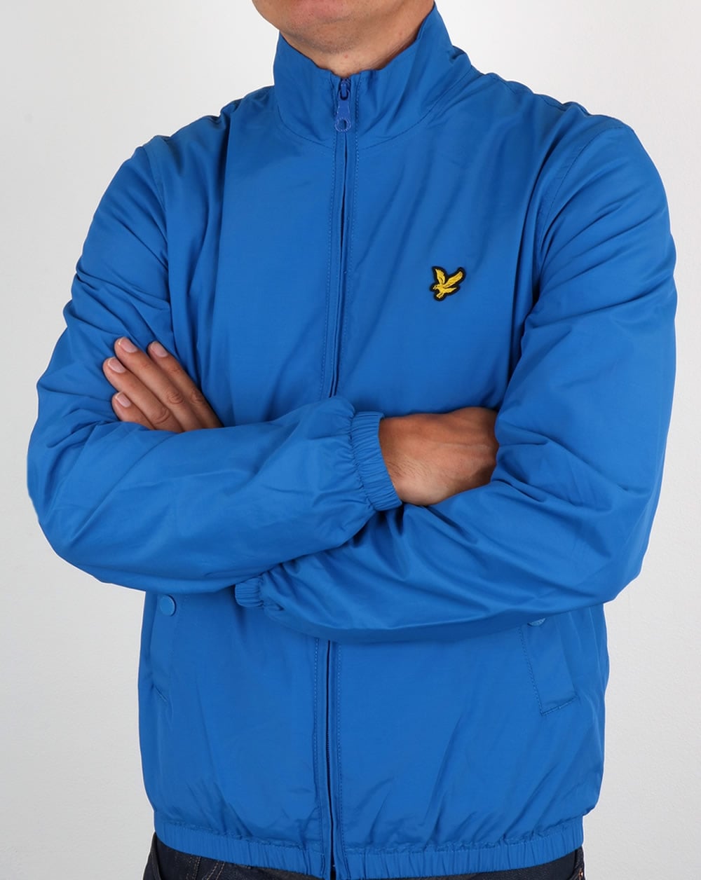 Lyle And Scott Funnel Neck Jacket Lake Blue