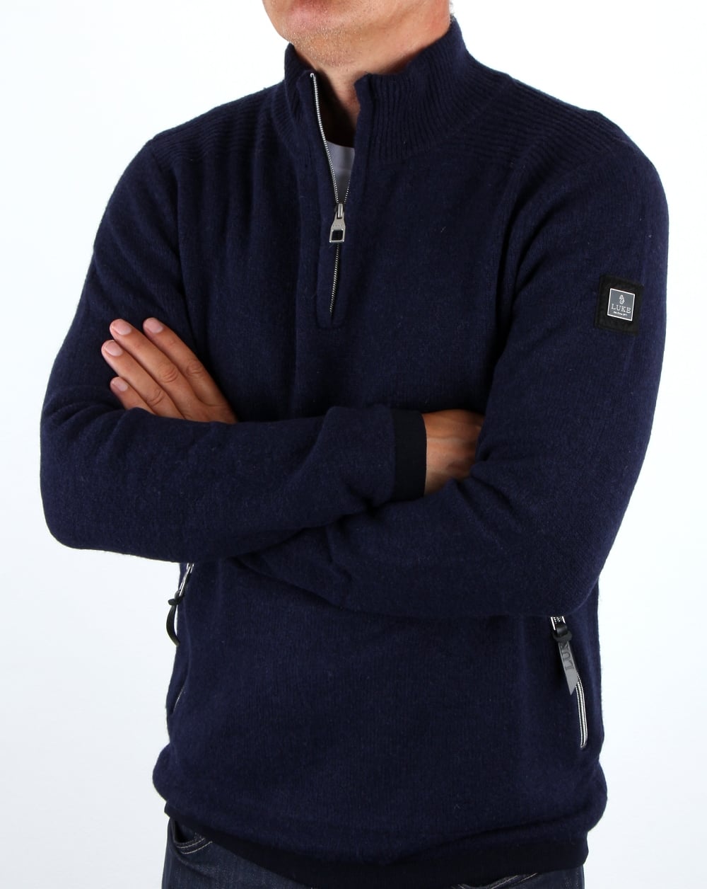 Luke Spout Overhead Funnel Neck Dark Navy