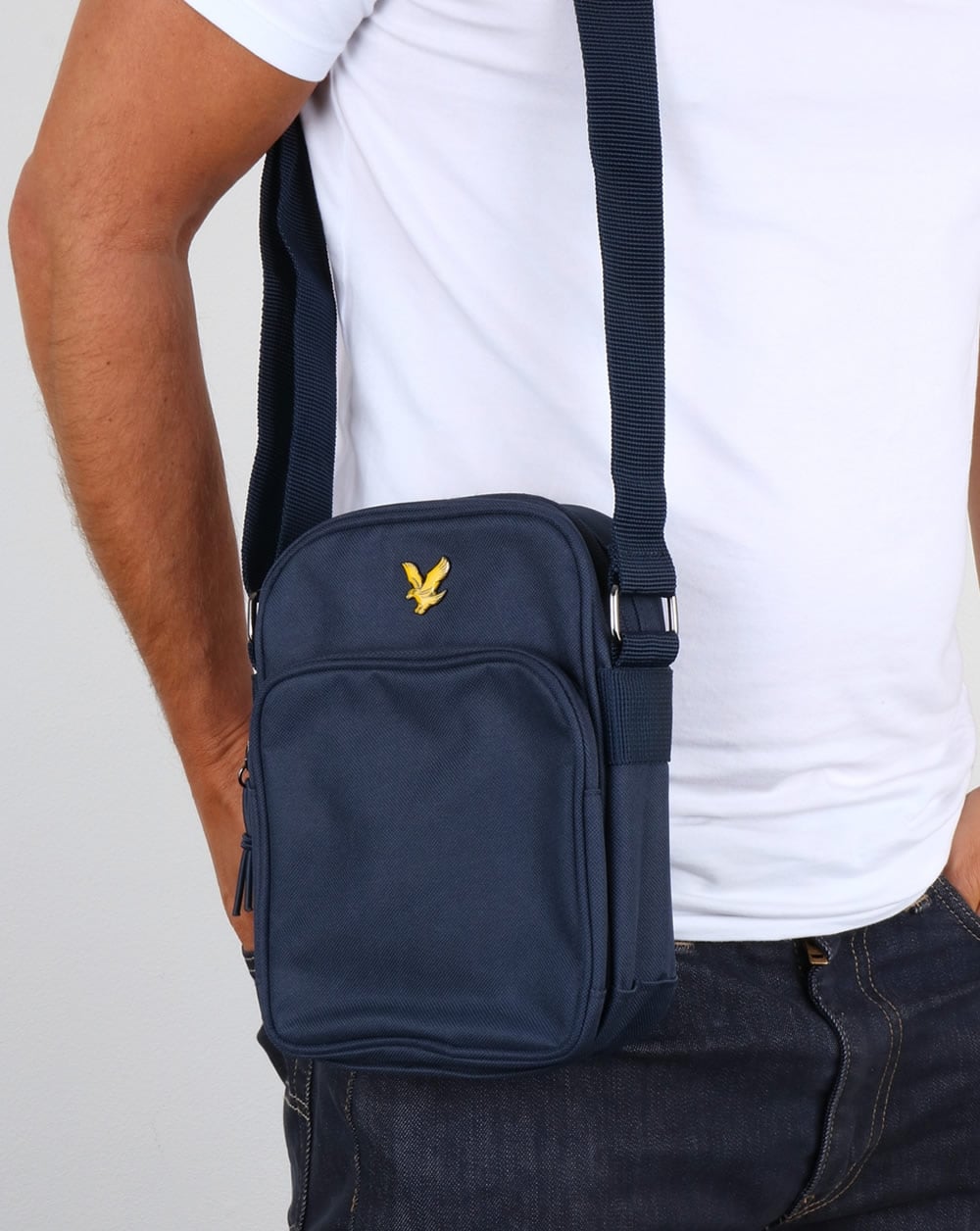 Lyle And Scott Colour Pop Small Items Bag Navy