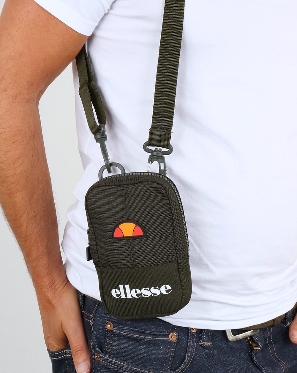 Ellesse Ruggero Small Items Bag Khaki/khaki Marl