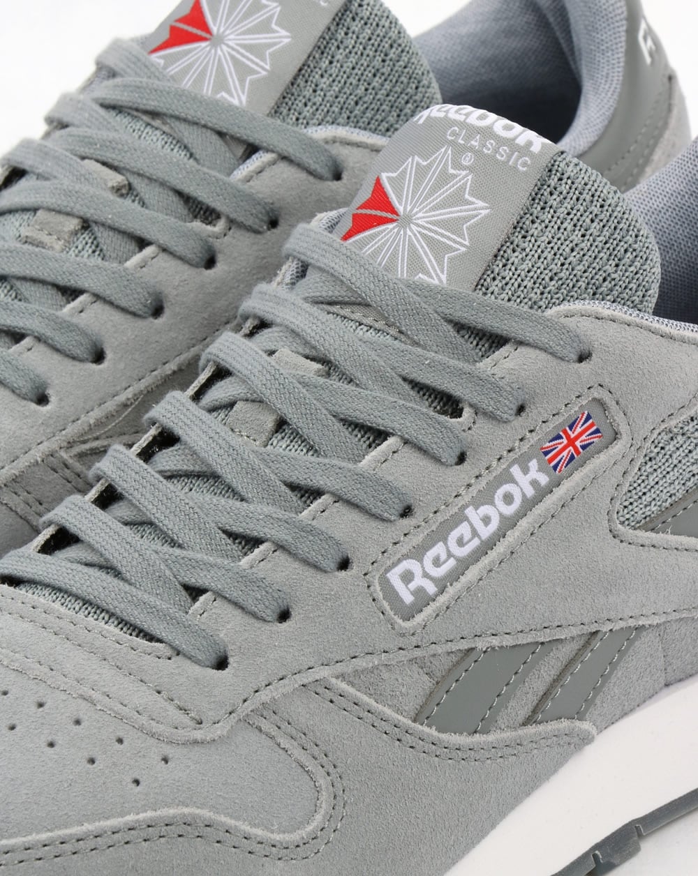 Reebok Classic Leather NM Trainers Flint Grey/White