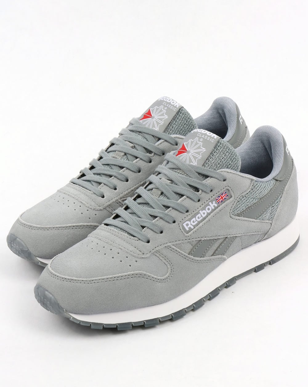 Reebok Classic Leather NM Trainers Flint Grey/White