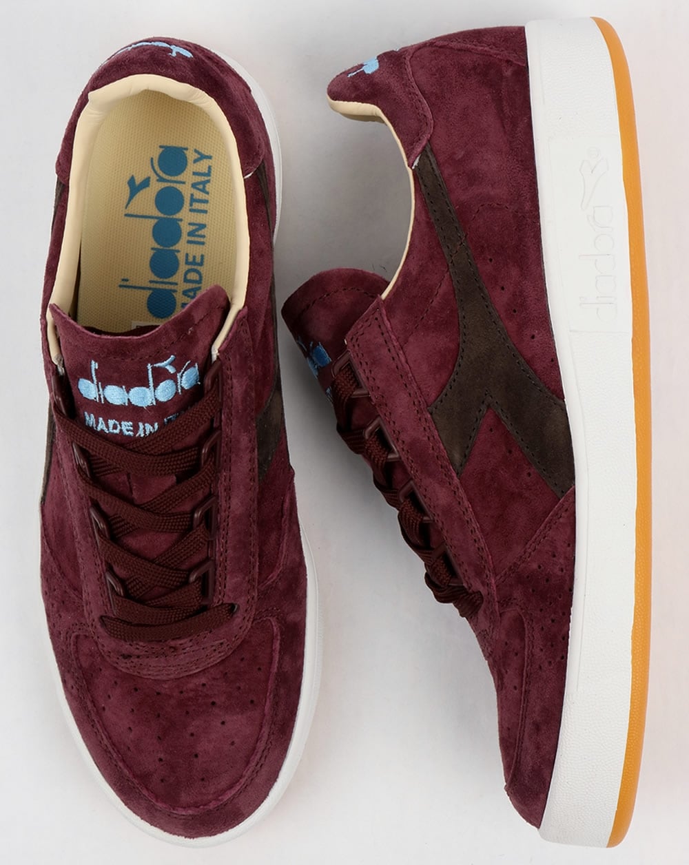 Diadora B Elite Italia Suede Trainers Decadent Chocolate