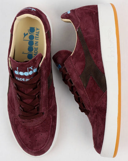 Diadora B Elite Italia Suede Trainers Decadent Chocolate
