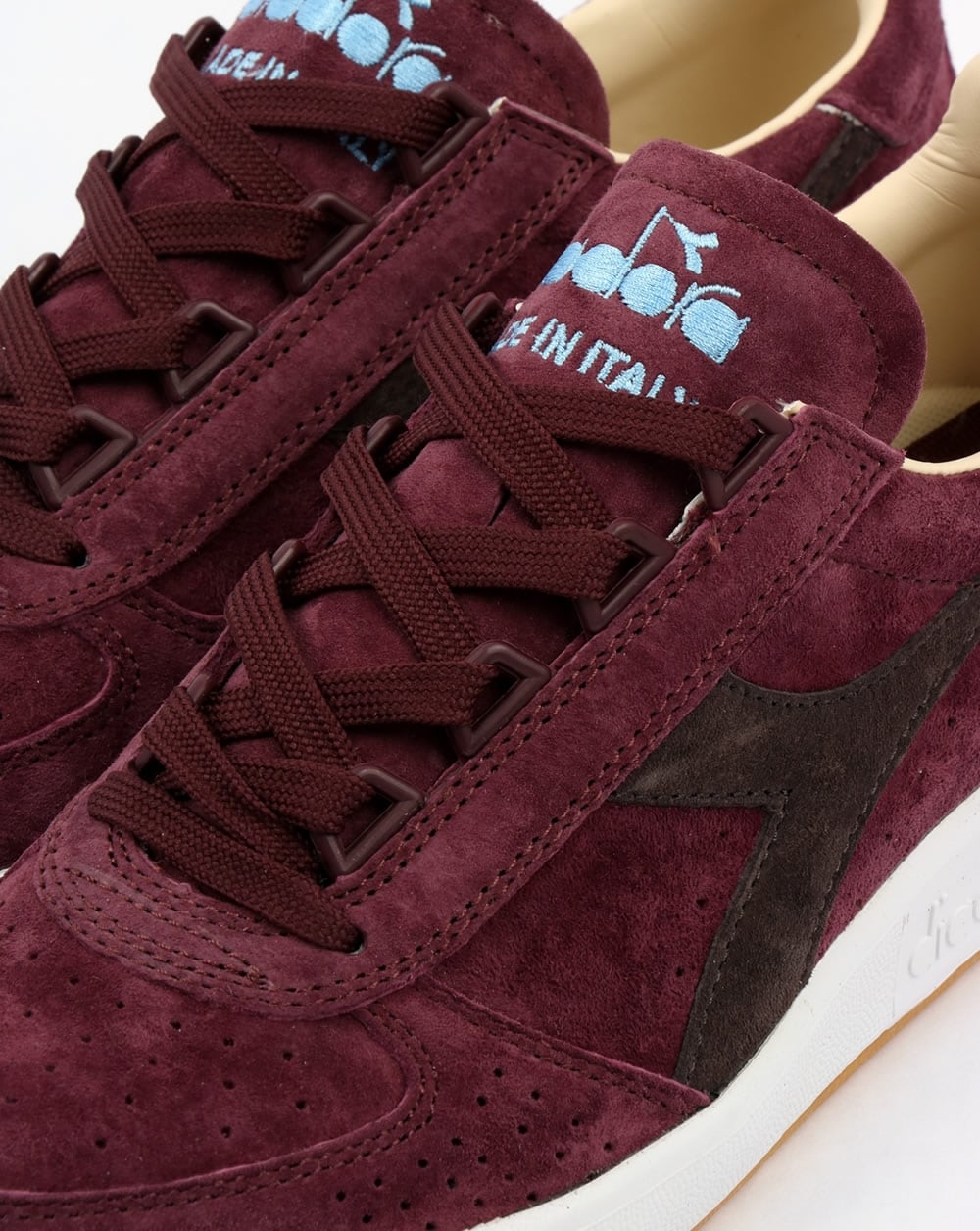 Diadora B Elite Italia Suede Trainers Decadent Chocolate