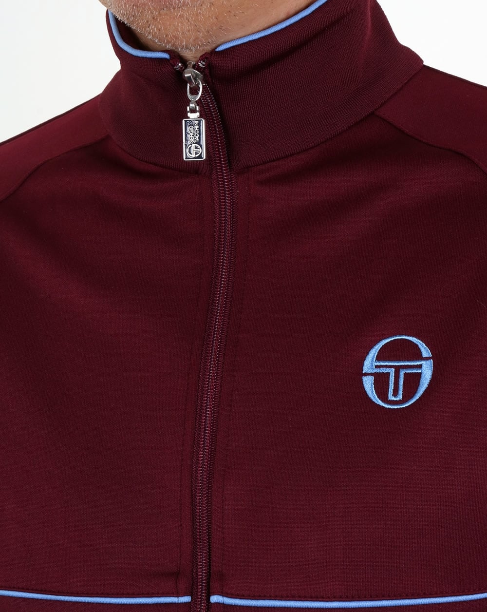Sergio Tacchini Star Track Top Claret/Sky