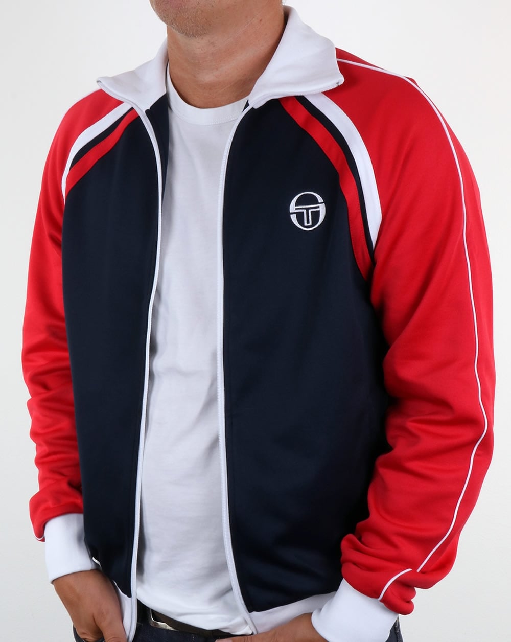 Sergio Tacchini Ghibli Track Top Navy/Red