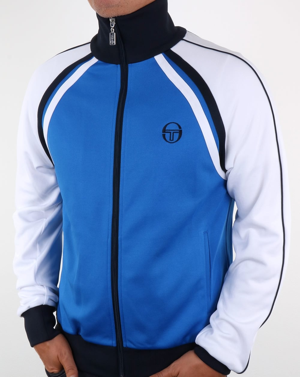 Sergio Tacchini Ghibli Track Top Royal/white