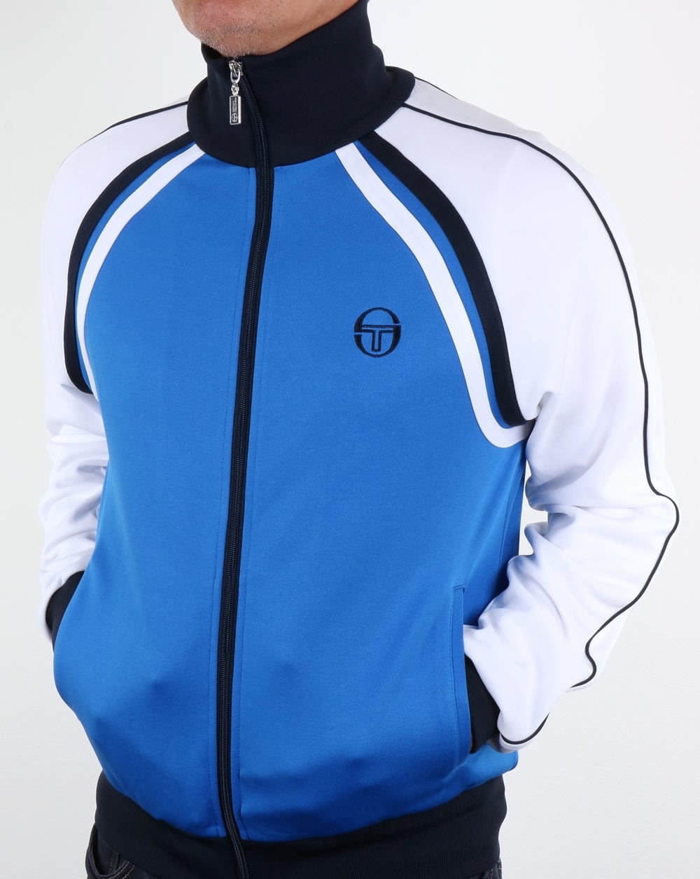 Sergio Tacchini Ghibli Track Top Royal/white