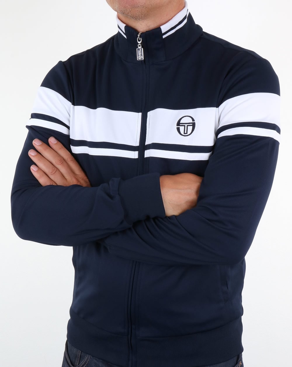 Sergio Tacchini Damarindo Track Top Navy/White