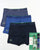 Lacoste Triple Pack Boxer Shorts Blue