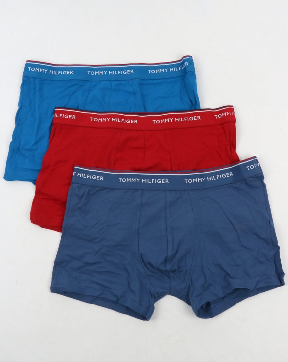 Tommy Hilfiger 3 Pack Boxer Shorts Navy/Blue/Red
