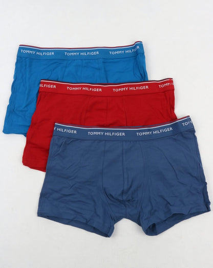Tommy Hilfiger 3 Pack Boxer Shorts Navy/Blue/Red