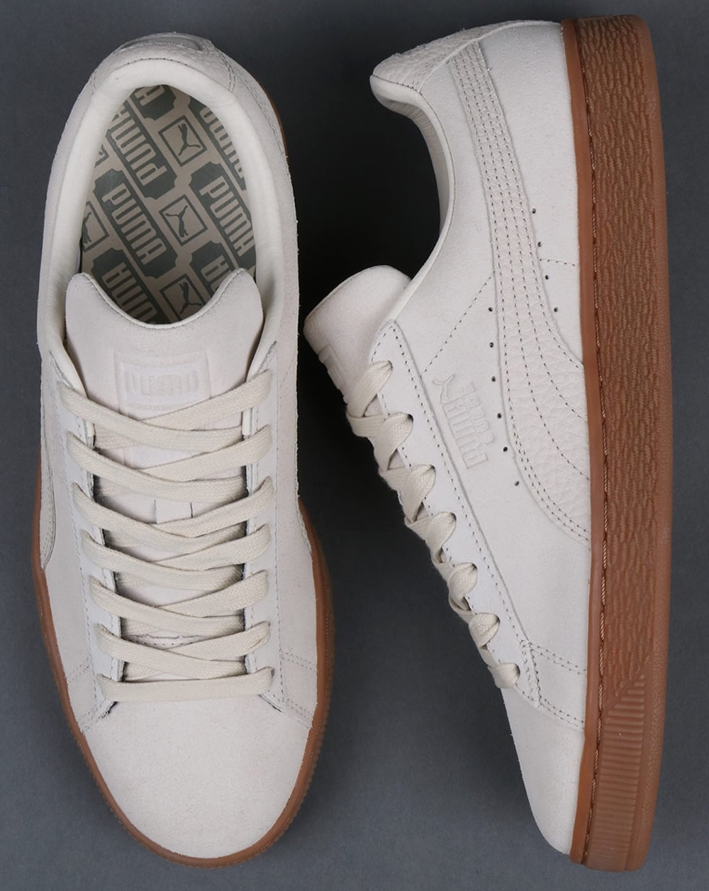 Puma Suede Classic Premium Trainers Off white Gum