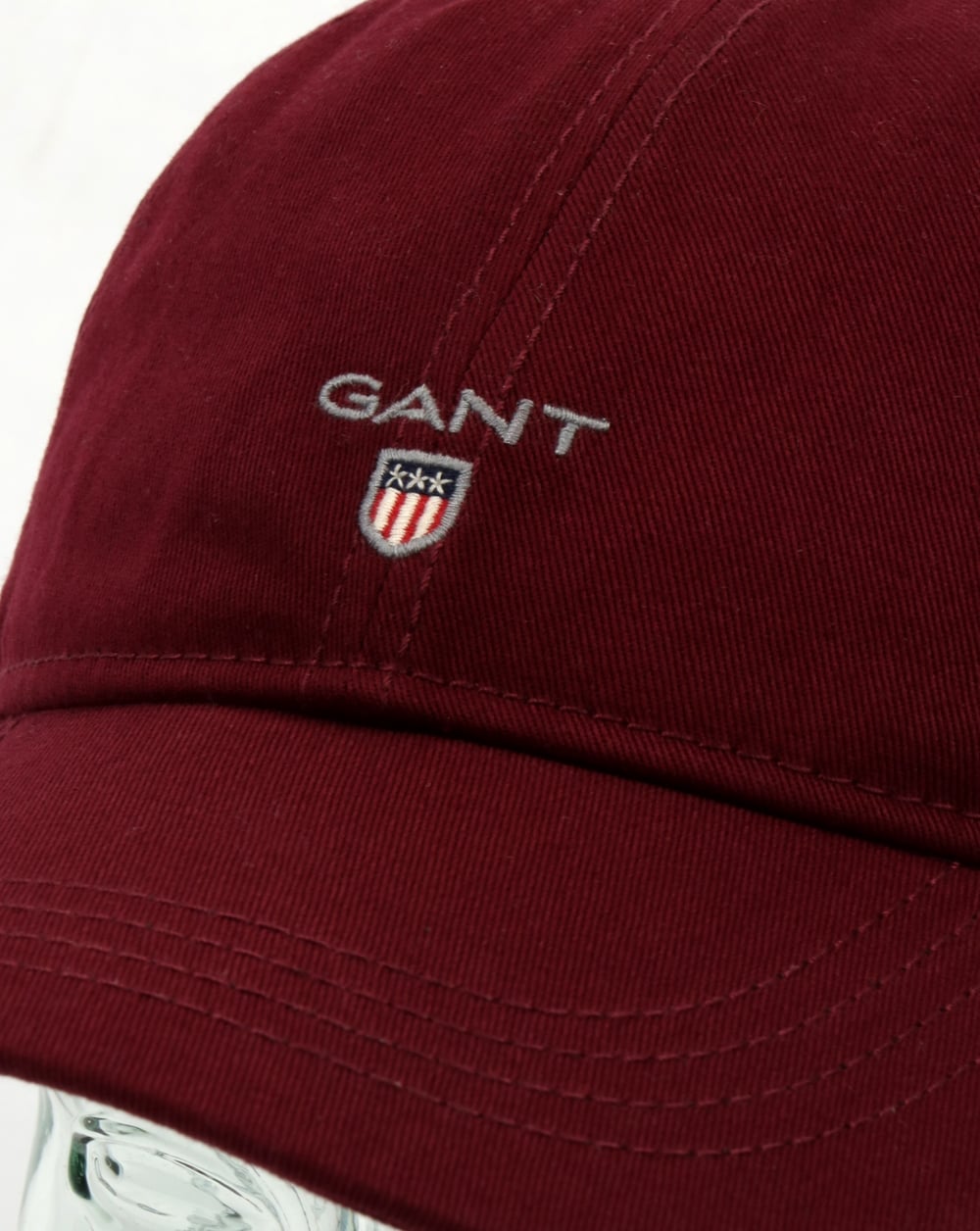 Gant Twill Cap Purple Wine