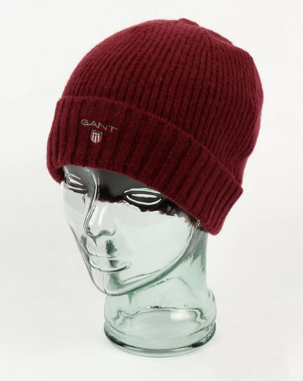 Gant Fleece Lined Beanie Purple Wine