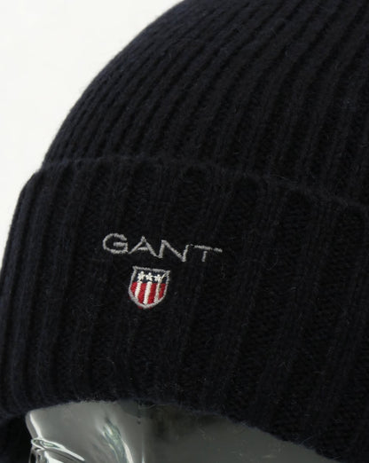 Gant Fleece Lined Beanie Navy