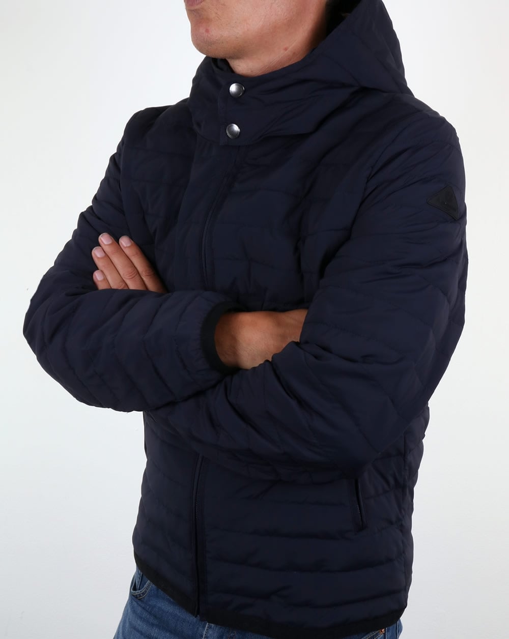 Aquascutum Emmett Quilted Jacket Navy