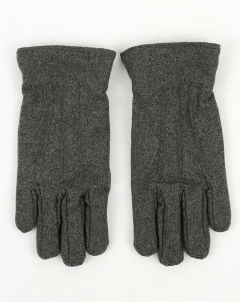 Gant Melton Gloves Charcoal Melange