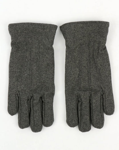 Gant Melton Gloves Charcoal Melange