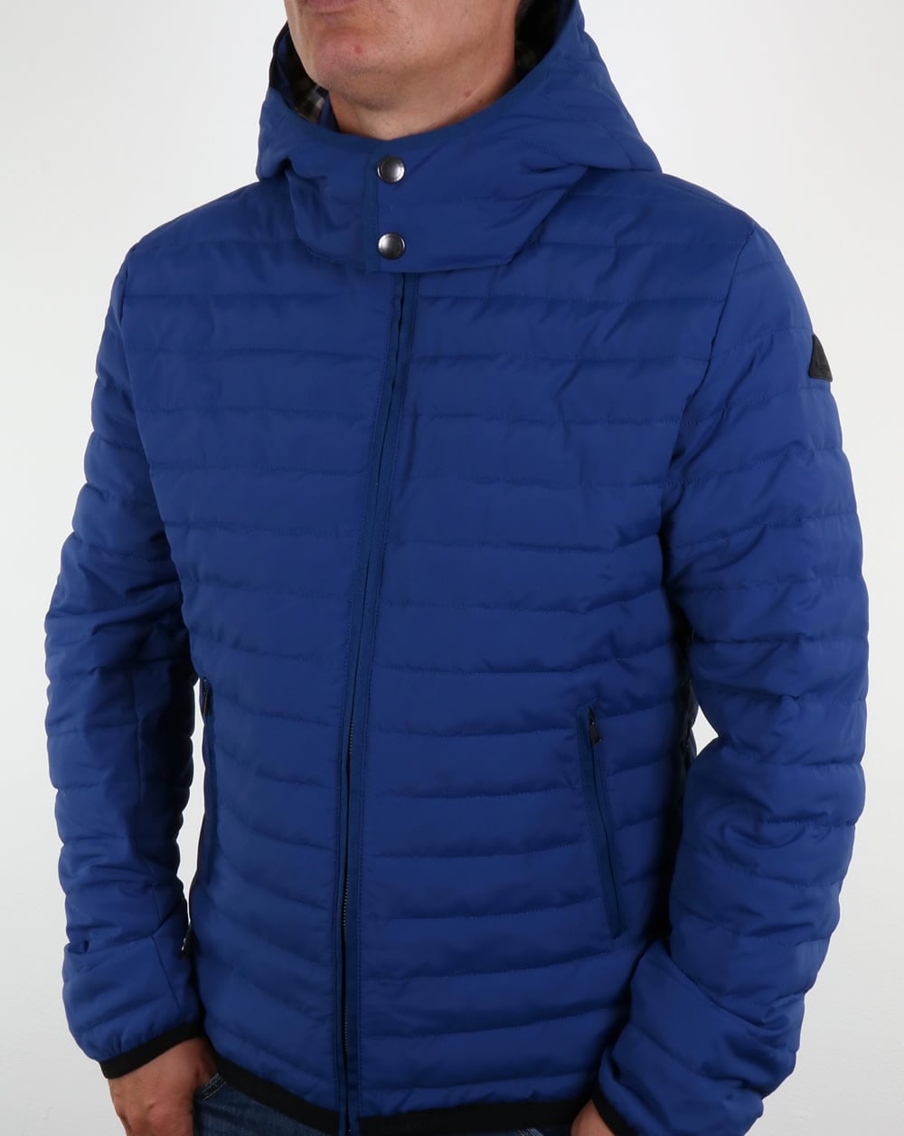 Aquascutum Emmett Quilted Jacket Bright Blue