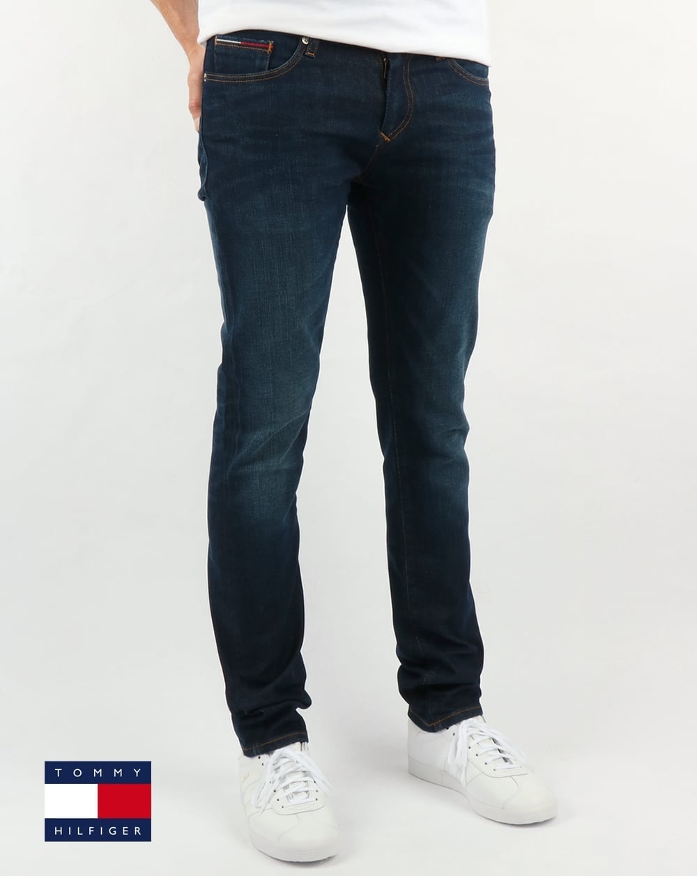 Tommy Hilfiger Scanton Slim Fit Jeans Vintage Dark Comfort