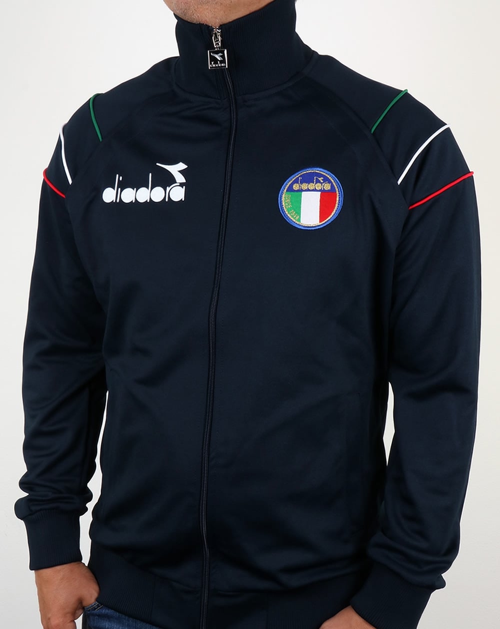 Diadora 80s Track Top in Navy Blue