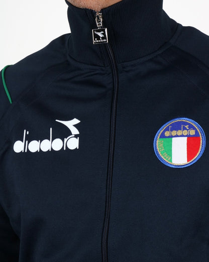 Diadora 80s Track Top in Navy Blue