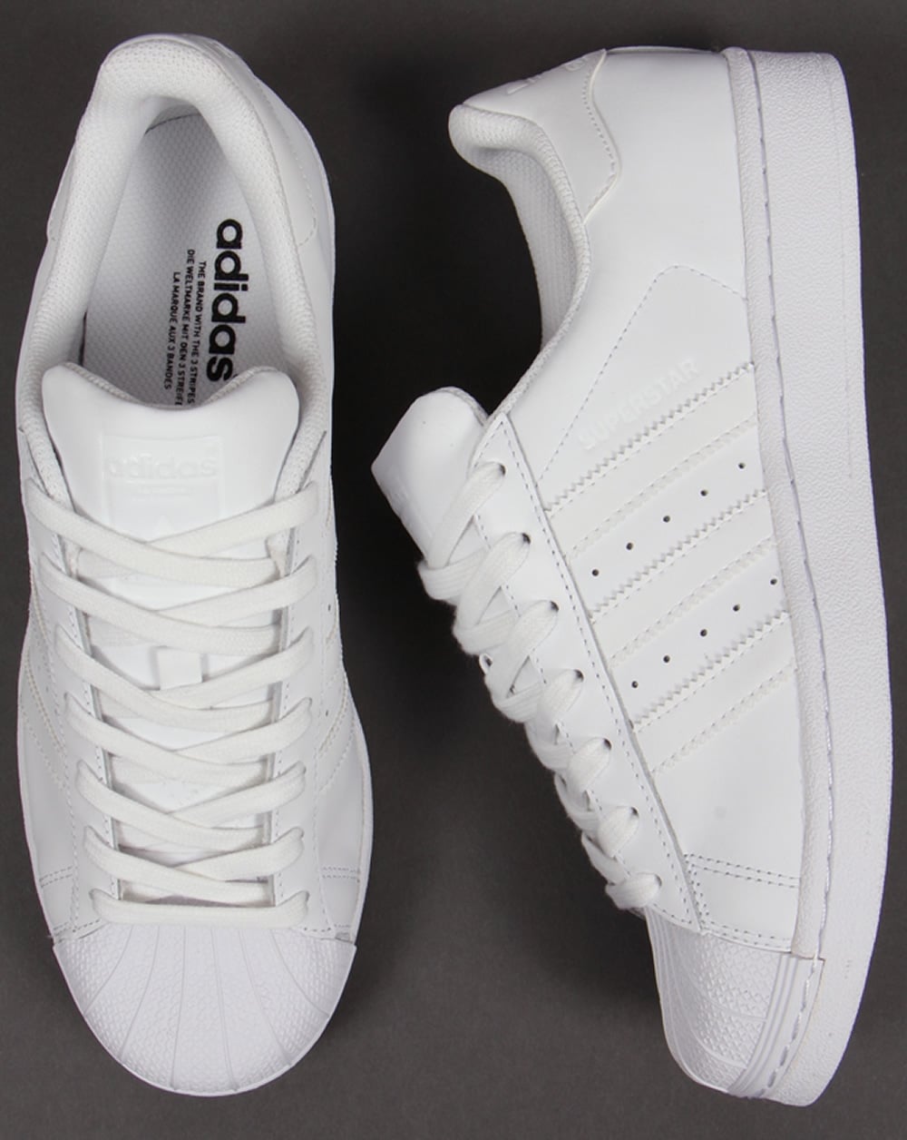 adidas superstars triple white