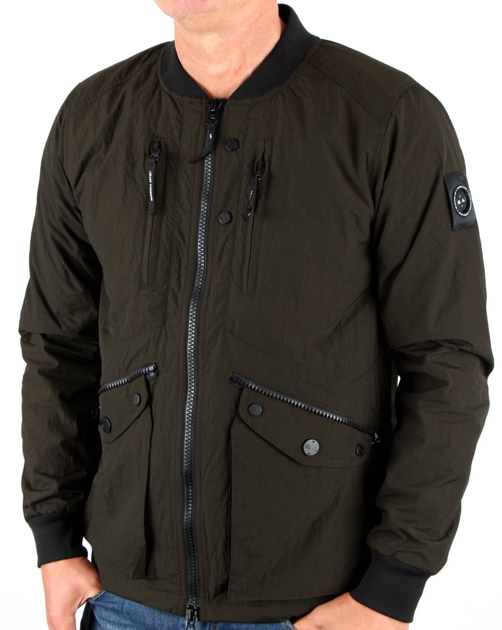 Marshall Artist Compacta Bomber Jacket Khaki