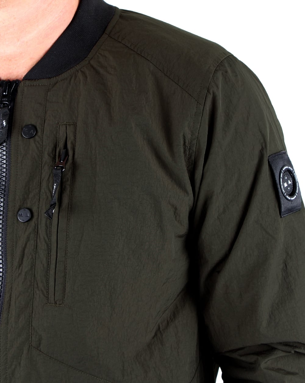 Marshall Artist Compacta Bomber Jacket Khaki