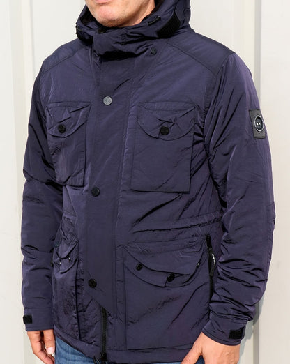Marshall Artist Liquid Nylon Snow Parka Navy