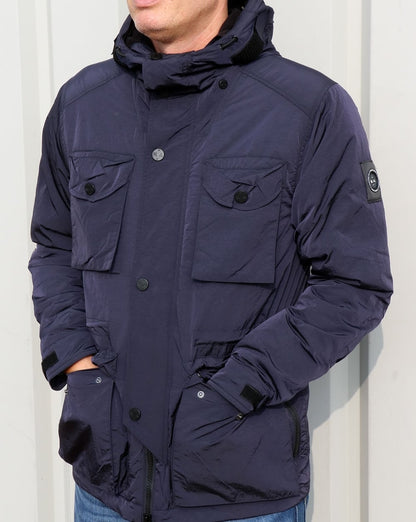 Marshall Artist Liquid Nylon Snow Parka Navy