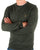 Farah Mullen Merino Jumper Green Marl