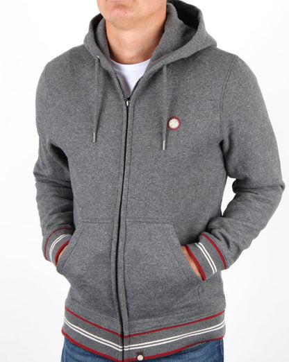 Pretty Green Bradstock Hoody Charcoal