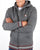 Pretty Green Bradstock Hoody Charcoal