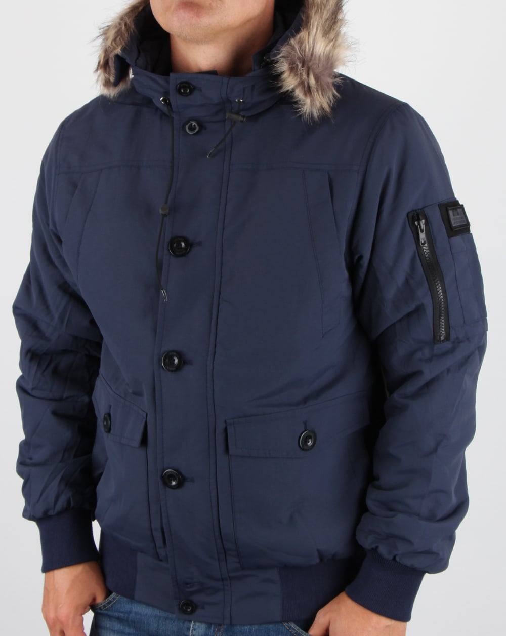 Weekend Offender Scope Jacket Navy