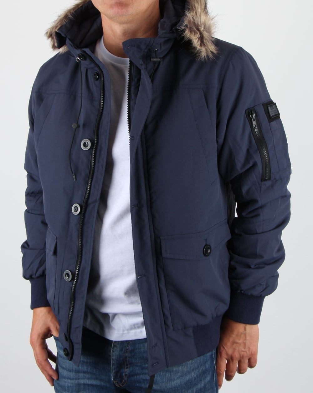 Weekend Offender Scope Jacket Navy