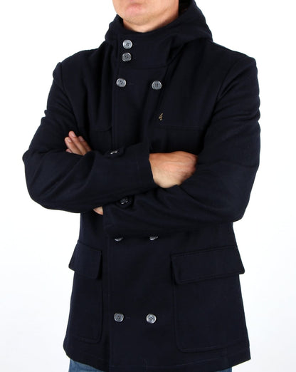 Gabicci Vintage Duffle Coat Navy