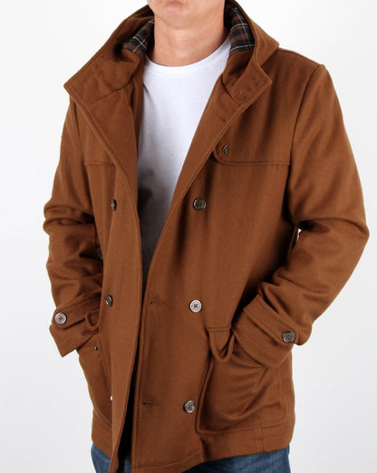 Gabicci Vintage Duffle Coat Tan
