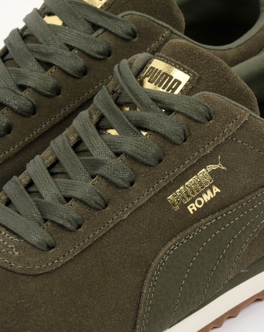 Puma Roma Trainers Premium Olive khaki