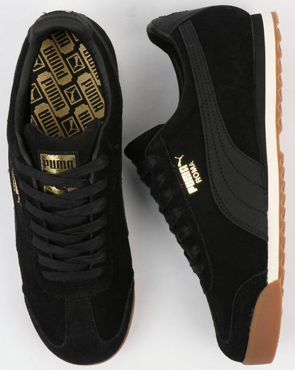 Puma Roma Premium Trainers Black/White