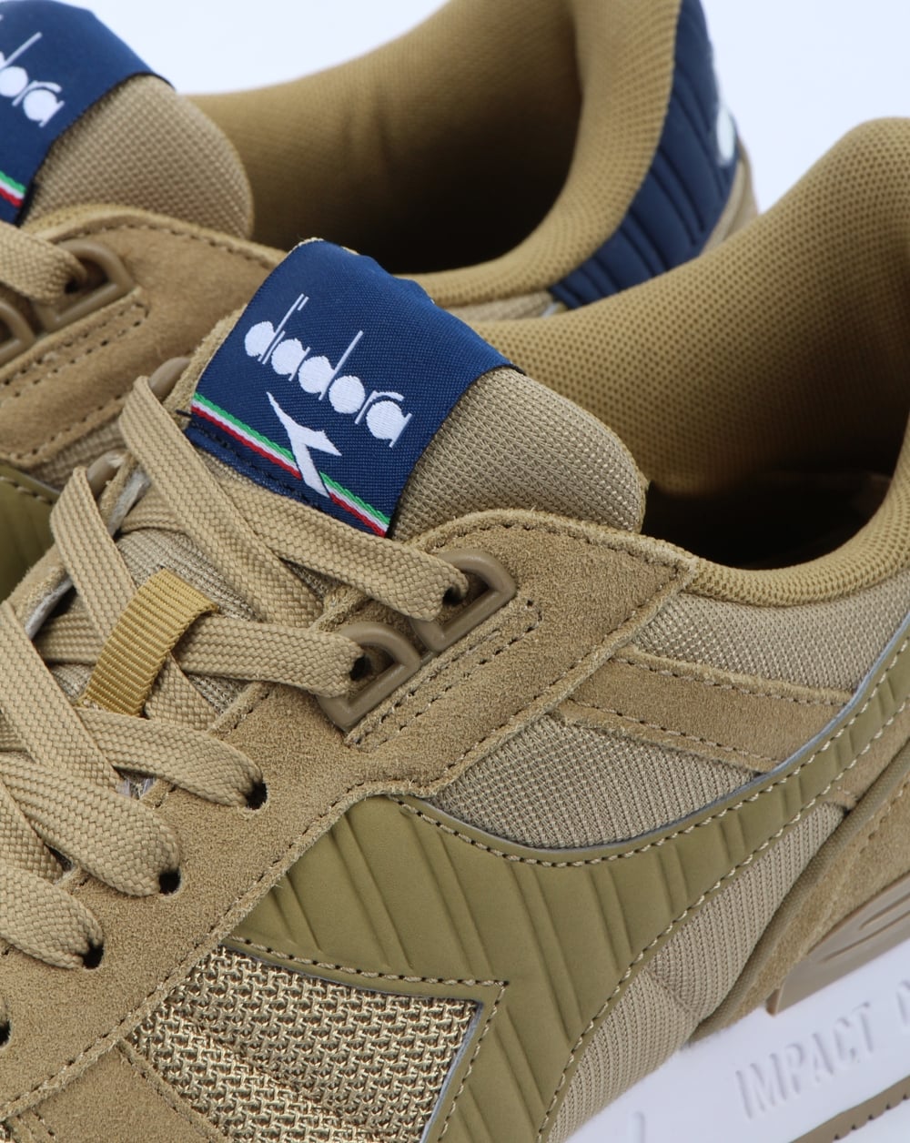 Diadora Titan II Trainers Khaki/Estate Blue